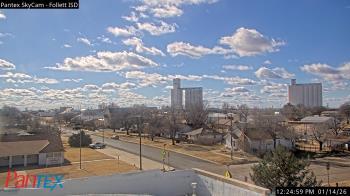 Weather camera view of Follett ISD.