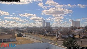 Weather camera view of Follett ISD.