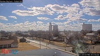 Weather camera view of Follett ISD.