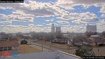 Weather camera view of Follett ISD.