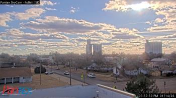 Weather camera view of Follett ISD.