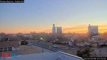 Weather camera view of Follett ISD.