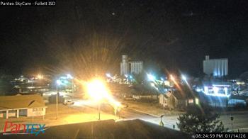 Weather camera view of Follett ISD.
