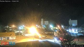 Weather camera view of Follett ISD.