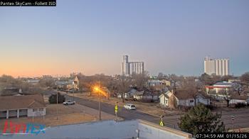 Weather camera view of Follett ISD.