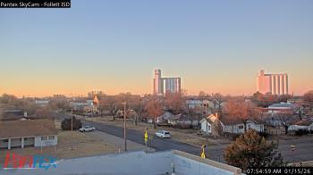 Weather camera view of Follett ISD.