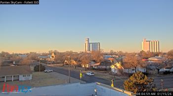 Weather camera view of Follett ISD.