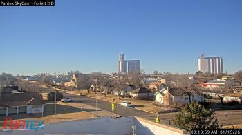 Weather camera view of Follett ISD.