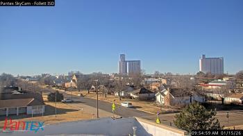 Weather camera view of Follett ISD.