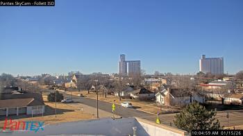 Weather camera view of Follett ISD.