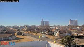 Weather camera view of Follett ISD.