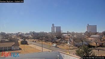 Weather camera view of Follett ISD.