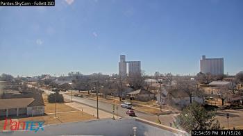 Weather camera view of Follett ISD.
