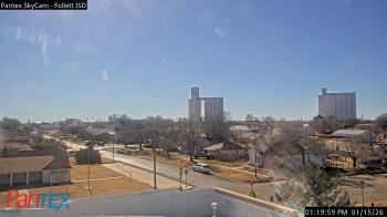 Weather camera view of Follett ISD.