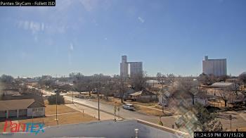 Weather camera view of Follett ISD.