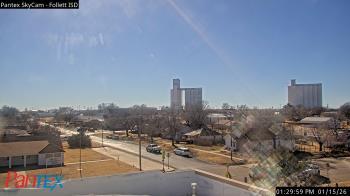 Weather camera view of Follett ISD.
