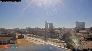 Weather camera view of Follett ISD.