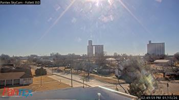 Weather camera view of Follett ISD.