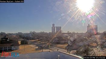 Weather camera view of Follett ISD.