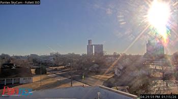 Weather camera view of Follett ISD.