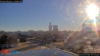 Weather camera view of Follett ISD.