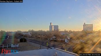Weather camera view of Follett ISD.