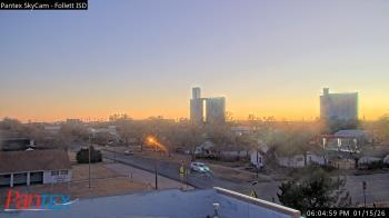 Weather camera view of Follett ISD.