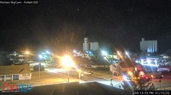 Weather camera view of Follett ISD.