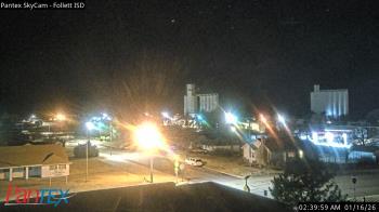 Weather camera view of Follett ISD.