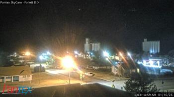 Weather camera view of Follett ISD.