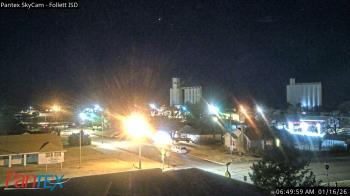 Weather camera view of Follett ISD.