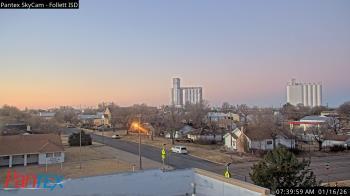 Weather camera view of Follett ISD.