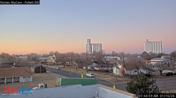 Weather camera view of Follett ISD.