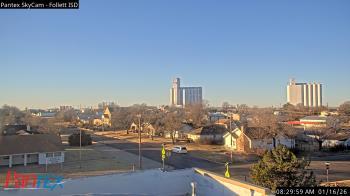 Weather camera view of Follett ISD.