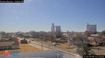 Weather camera view of Follett ISD.