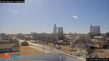 Weather camera view of Follett ISD.