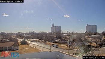 Weather camera view of Follett ISD.