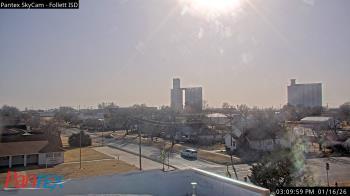 Weather camera view of Follett ISD.