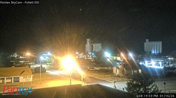 Weather camera view of Follett ISD.