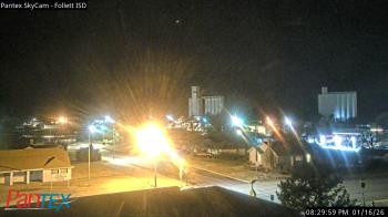 Weather camera view of Follett ISD.