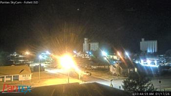 Weather camera view of Follett ISD.