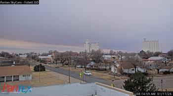 Weather camera view of Follett ISD.