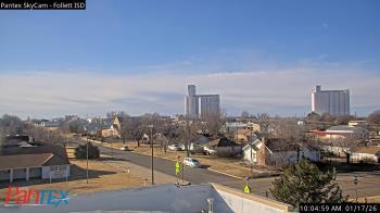 Weather camera view of Follett ISD.