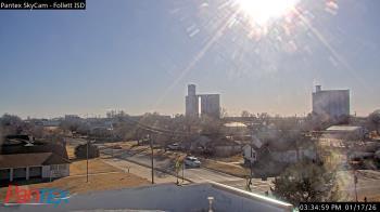 Weather camera view of Follett ISD.