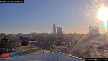 Weather camera view of Follett ISD.