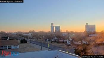 Weather camera view of Follett ISD.