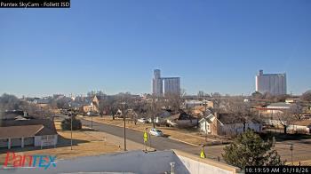 Weather camera view of Follett ISD.