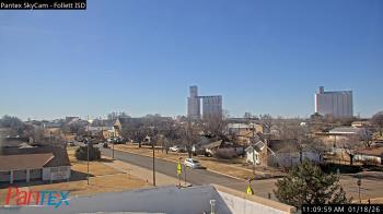 Weather camera view of Follett ISD.