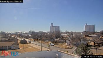 Weather camera view of Follett ISD.