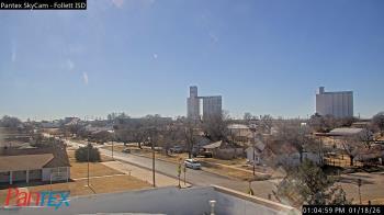 Weather camera view of Follett ISD.